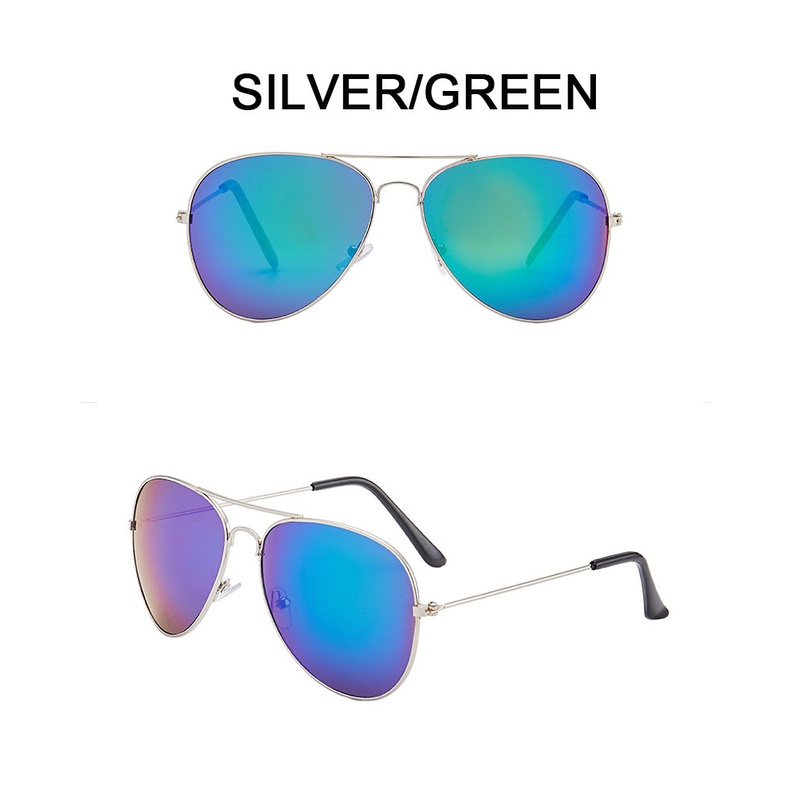 Kính Mát Gọng Vuông Kim Loại Chống Tia UV400 Thời Trang Cho Nam