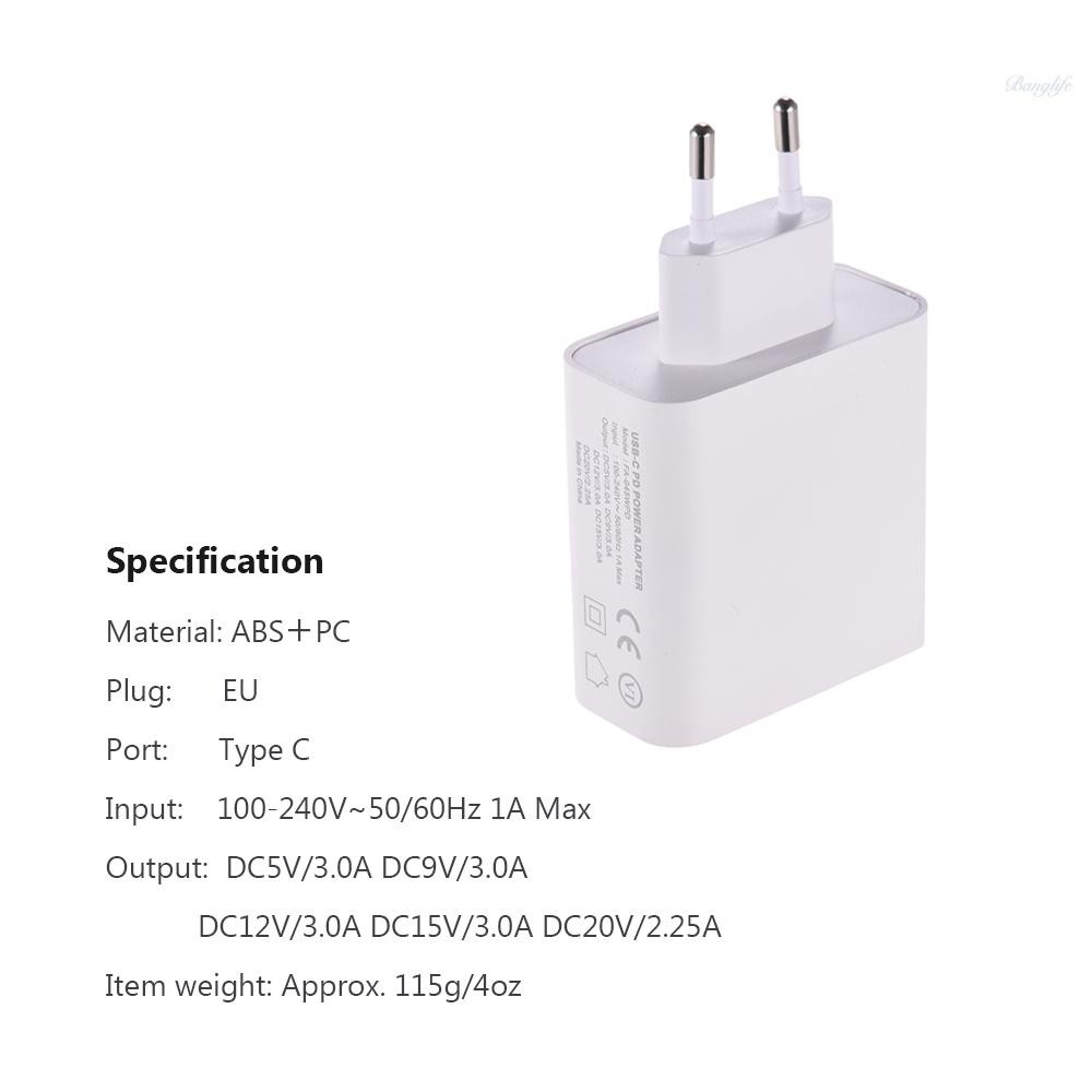 Cục Sạc Dự Phòng Dyf-045Wpd Thay Thế Cho Macbook Pro 13-15 Galaxy Huawei