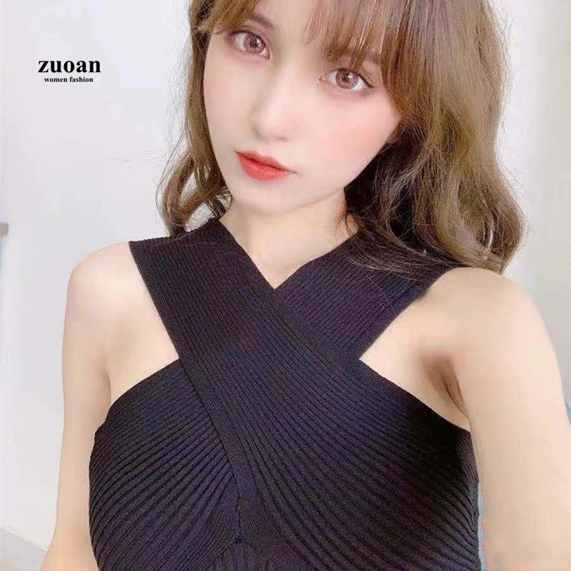 SUXI Áo Sơ Mi Trễ Vai Dáng Ôm Màu Trơn Thời Trang Dành Cho Nữ