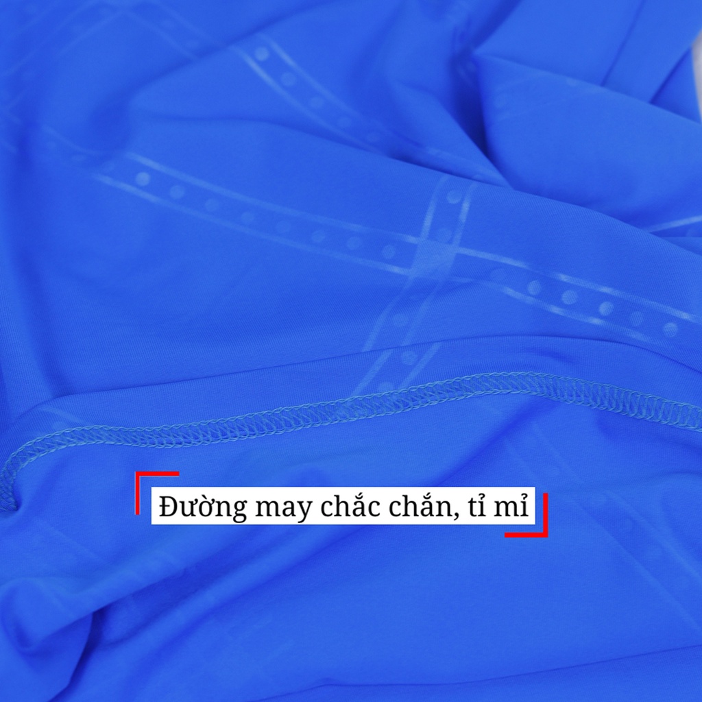Áo thun ba lỗ nam thể thao dập vân Ajeka, cổ tròn form rộng sát nách thoãi mái
