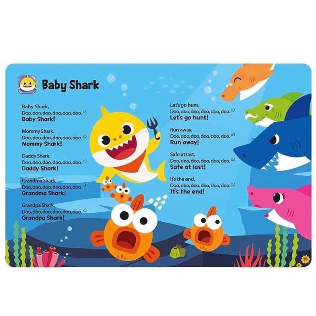 [CHÍNH HÃNG] SÁCH ÂM NHẠC BABY SHARK SIÊU HẤP DẪN - SOUND BOOK- MOTHER GOOSE