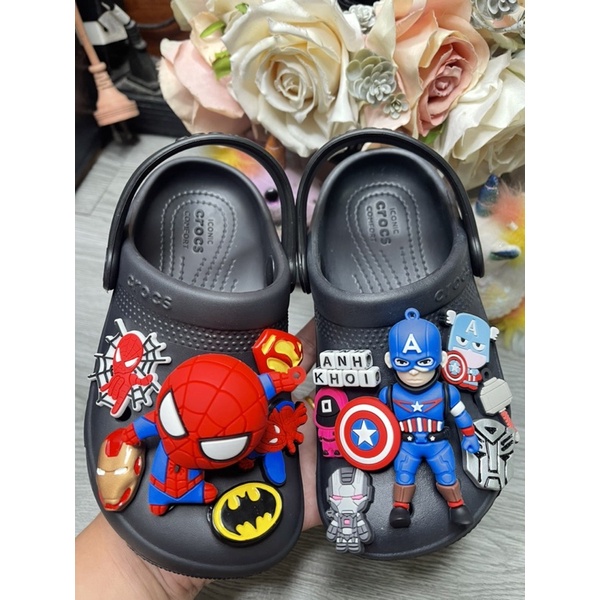 Dép,sandal xuất dư chuẩn chính hãng Người nhện