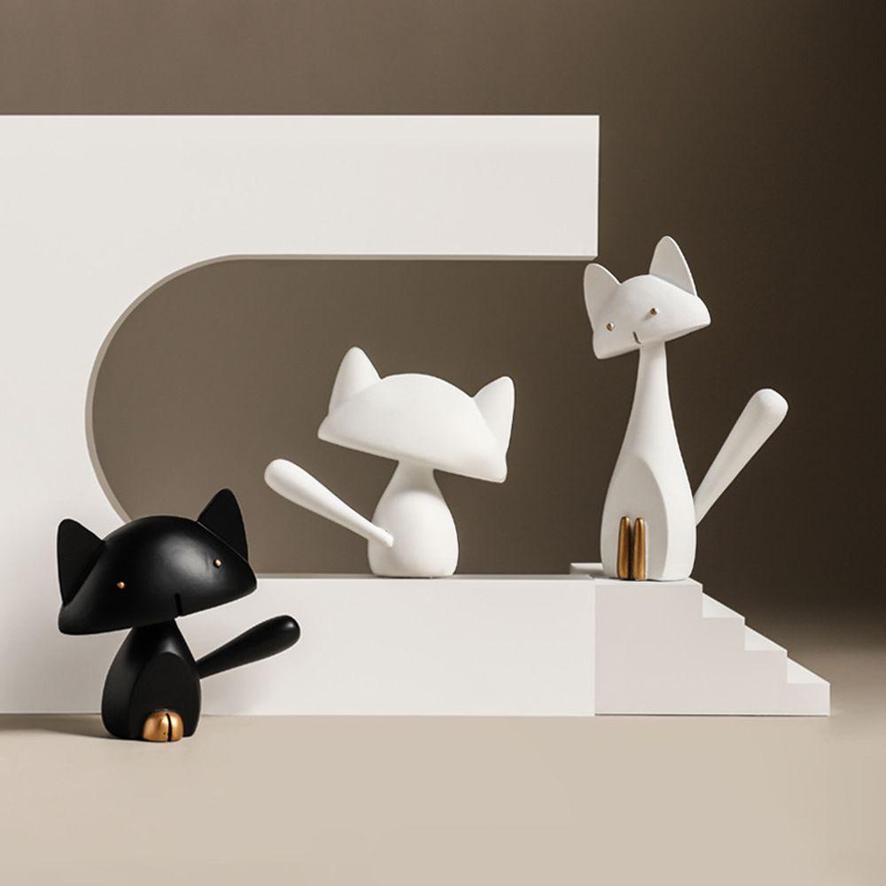 Tượng Mèo Phong Cách Bắc Âu Hiện Đại Dùng Để Trang Trí Nhà