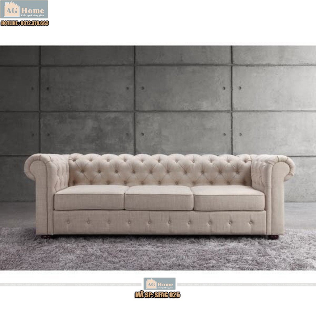 Ghế sofa văng bọc nỉ cao cấp, dành cho phòng khách, kích thước 2,4m