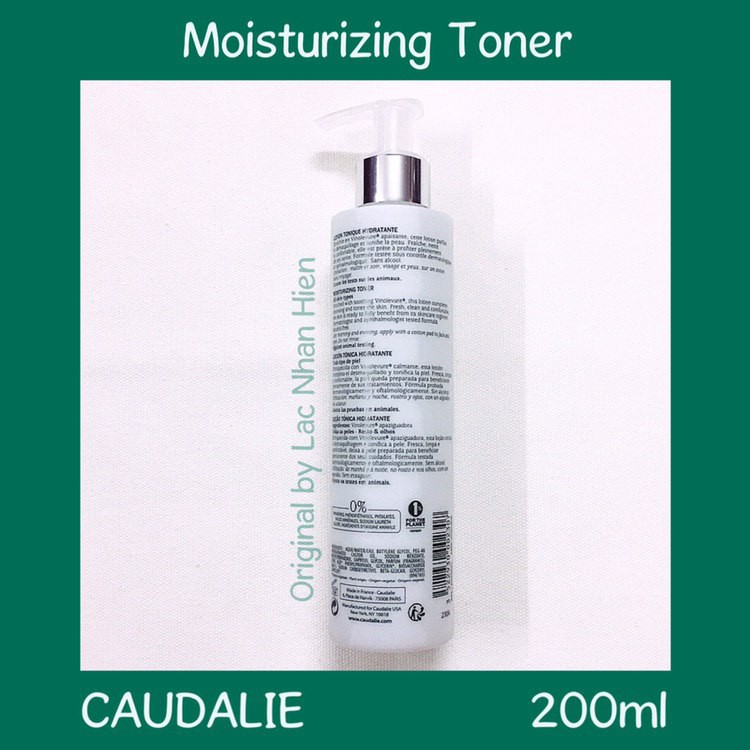 TONER CAUDALIE DƯỠNG ẨM CHO MỌI LOẠI DA ❤ CAUDALIE MOISTURIZING TONER