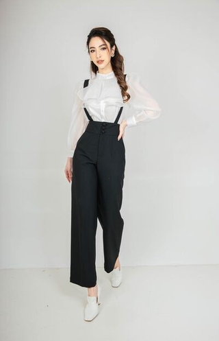 Quần yếm dây ống suông