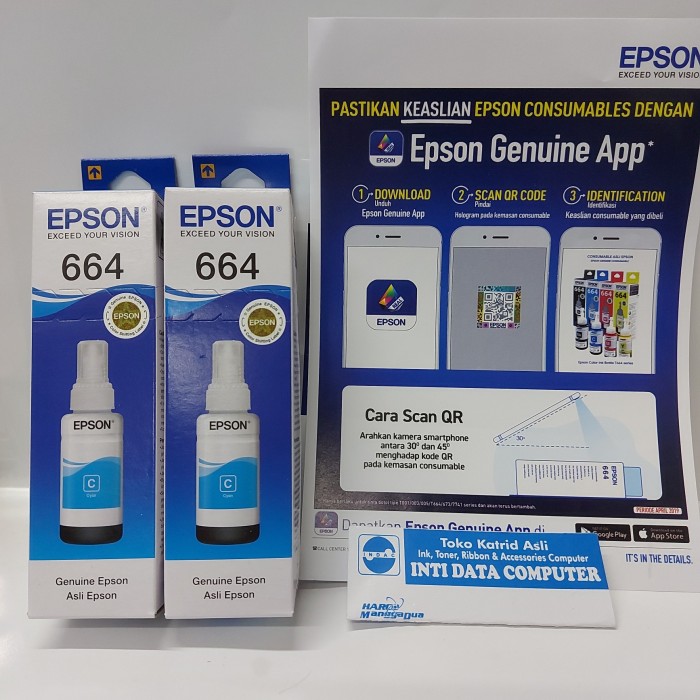 Lọ Mực T6Etfe4E Epson T 664 Bk C M Y / Color 100% - Blue E57Dtgfe