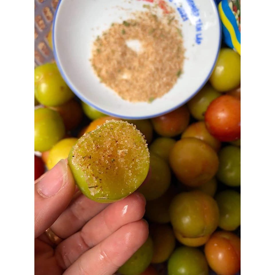 Muối ớt chua cay Đức Hải gói 500g - Gia vị bột canh hảo hảo đậm vị chua cay chấm hoa quả cóc, xoài, thức ăn siêu ngon
