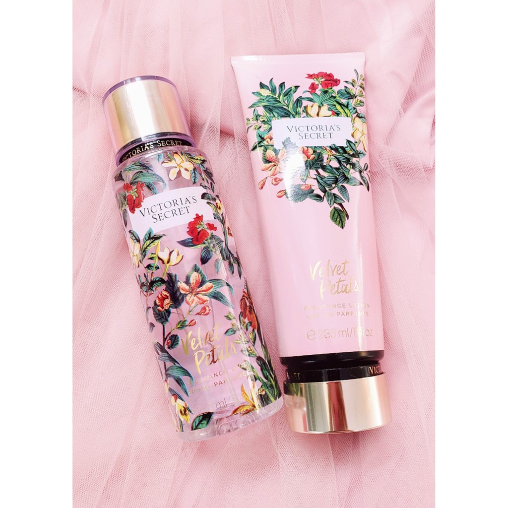 COMBO Xịt Thơm Body Mist Victoria’s Secret -VELVET PETAL