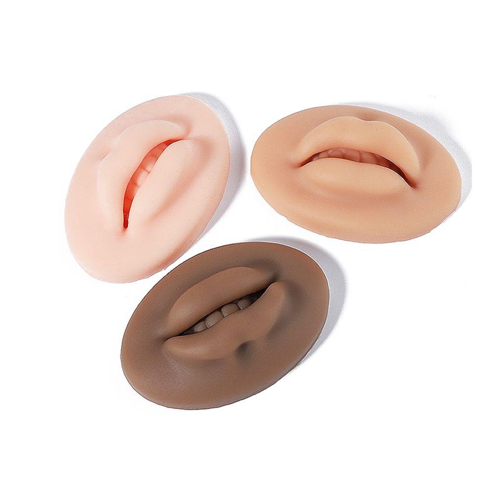 Da Giả Silicone 5D 4 Màu Dùng Thực Hành Xăm Môi