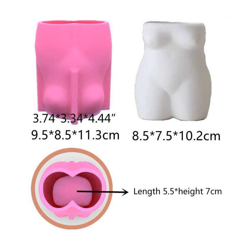 Sa Khuôn Silicon Đổ Nhựa Resin Làm Chậu Hoa 3D DIY Cho Nữ