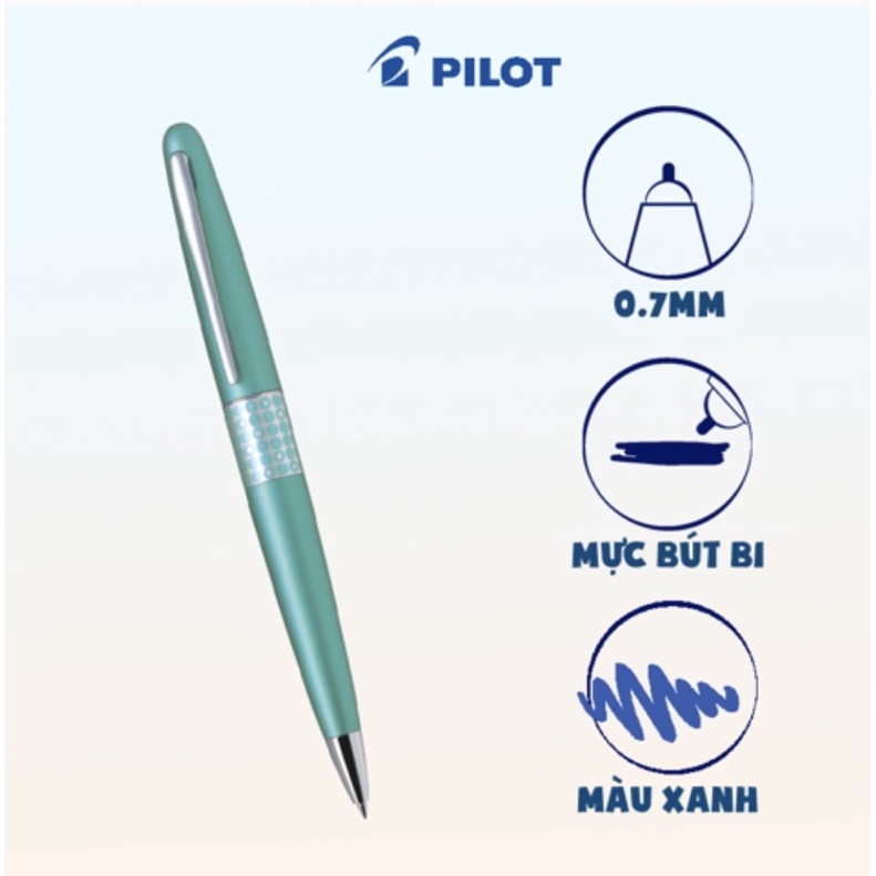 Bút ký Pilot Mr Retro Pop mực xanh (Thân Dots) BP-MR3-F-DT-L