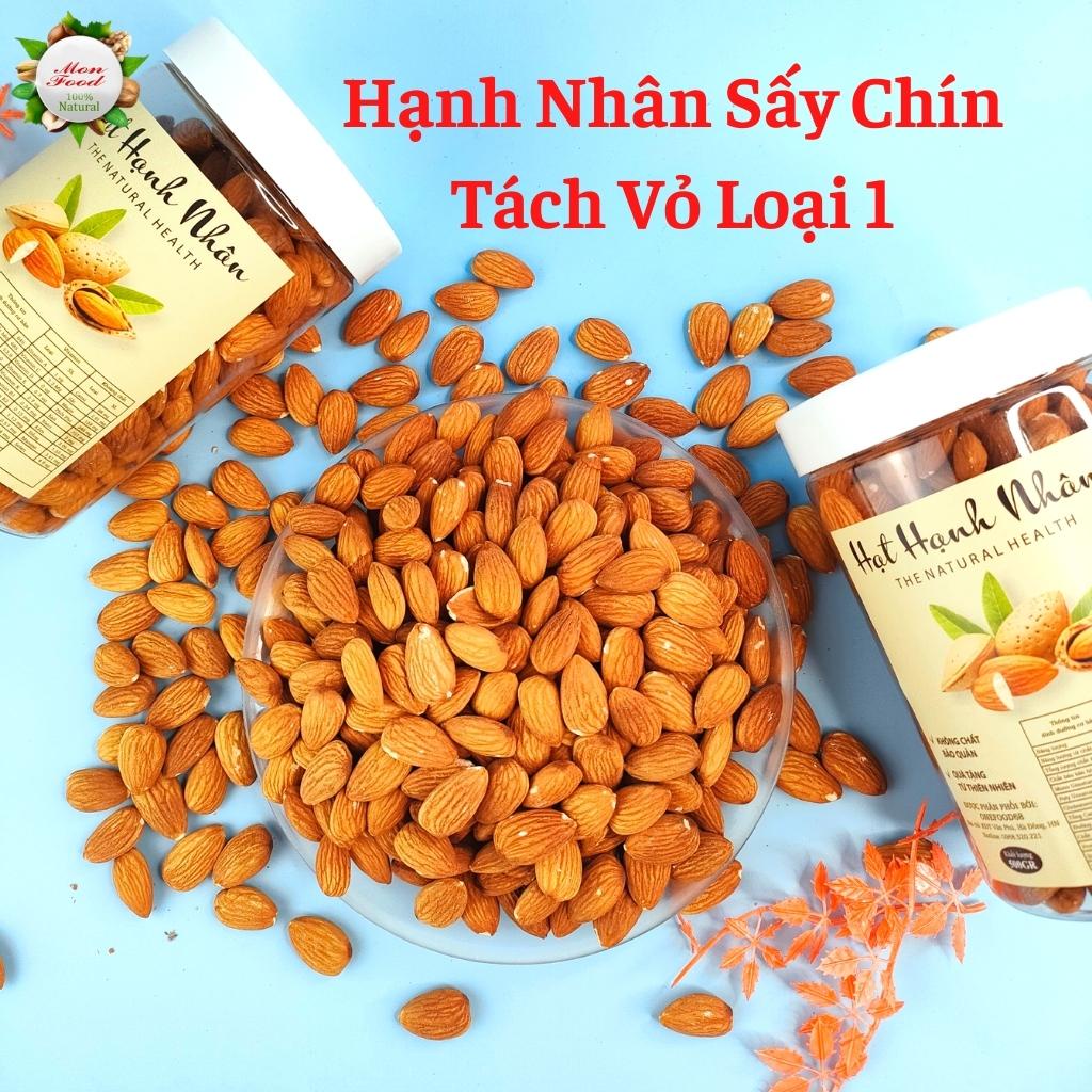 Hạt Hạnh Nhân Tách Vỏ Sấy Chín Nguyên Vị Chuẩn Mỹ Loại Ngon Size To, HẠT DINH DƯỠNG, Tofood86
