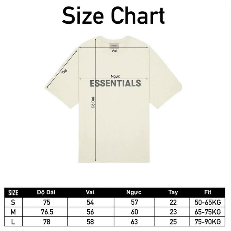 Áo thun FOG Essentials chuẩn 1:1 Áo thun Essentials cao cấp THE LAZ