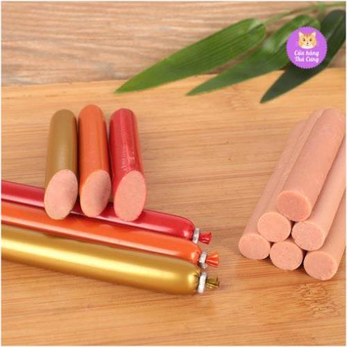 Xúc Xích Cho Chó Mèo - Thức Ăn Chó Mèo - Xúc Xích Dinh Dưỡng Vị Bò Vịt Hải Sản