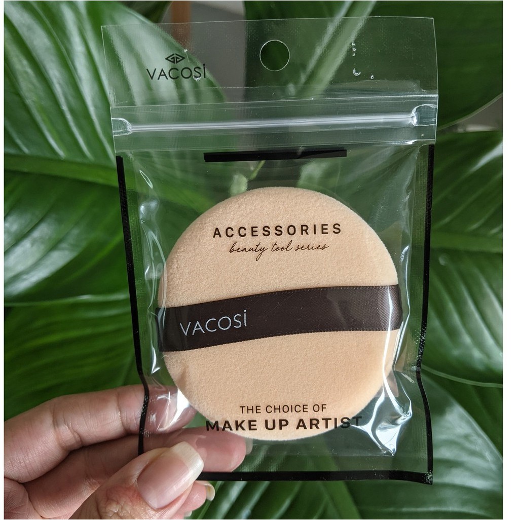 Bông phấn khô tròn trang﻿ điểm Vacosi size​ lớn và size nhỏ | BigBuy360 - bigbuy360.vn