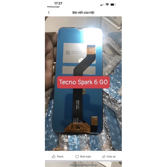 Màn hình techno spark 6 go