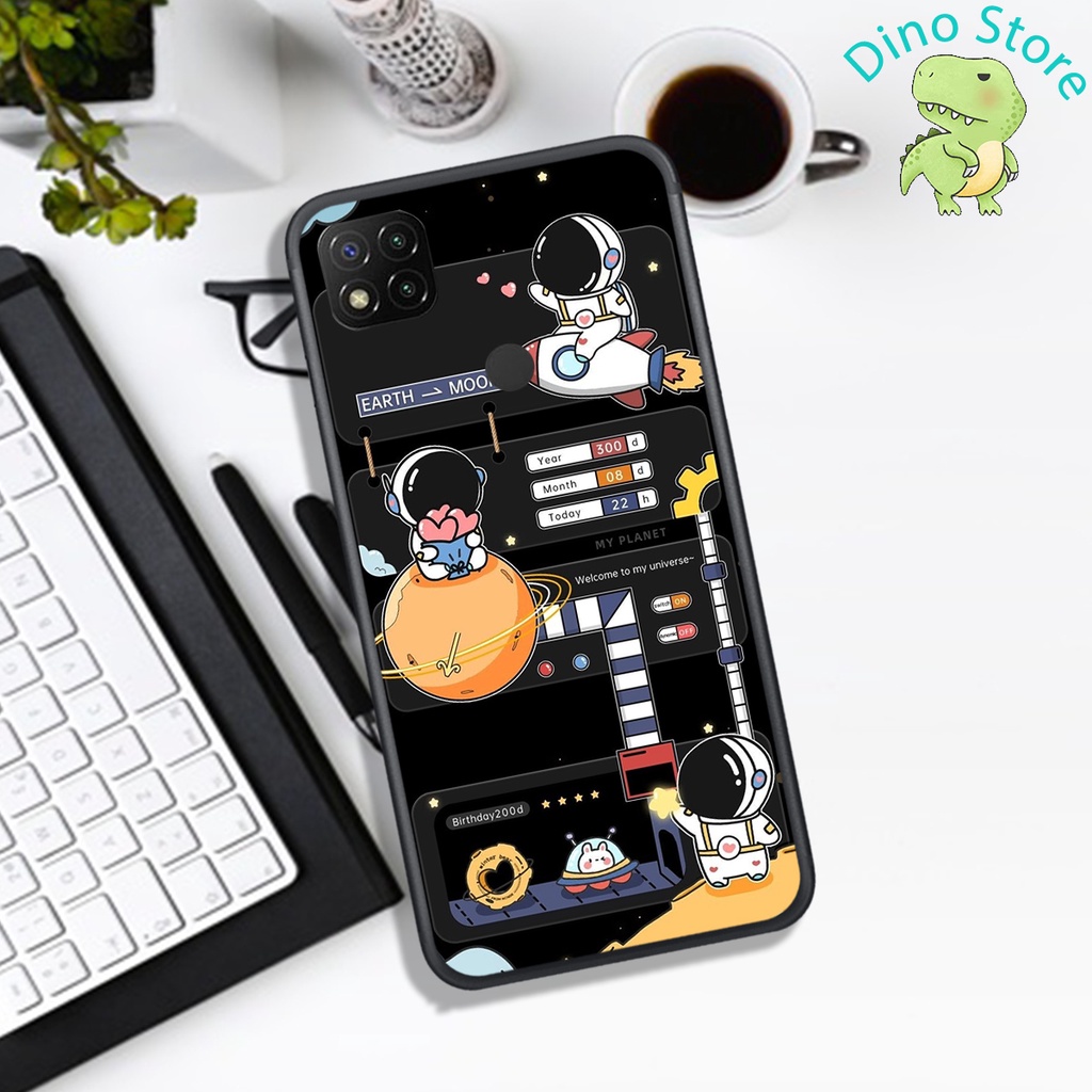 Ốp Lưng XIAOMI REDMI 9C  , In hình Astronuats Chibi cực đẹp.