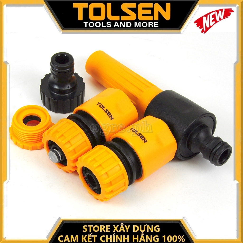 BỘ 4 ĐẦU NỐI ỐNG 1/2'' TOLSEN 57125 - HÀNH CHÍNH HÃNG - HÀNG CHÍNH HÃNG