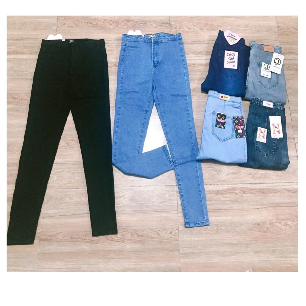 QUẦN JEAN NỮ ĐAI TRƠN SIÊU TÔN GIÁNG KHÔNG TÚI TRƯỚC AOL.SHOP2.1L10