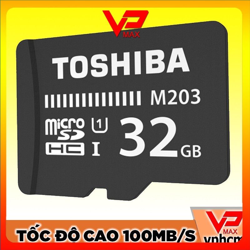 Thẻ nhớ Toshiba 32gb class 10 siêu tốc độ - VPMAX