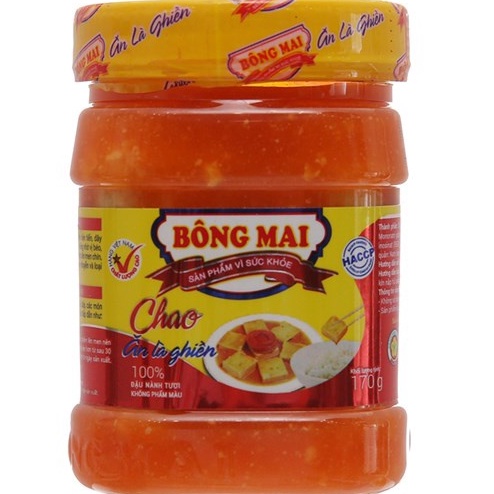 Chao Bông Mai hũ 170g / 250g / 400g / 500g - chính hãng, date mới 2025