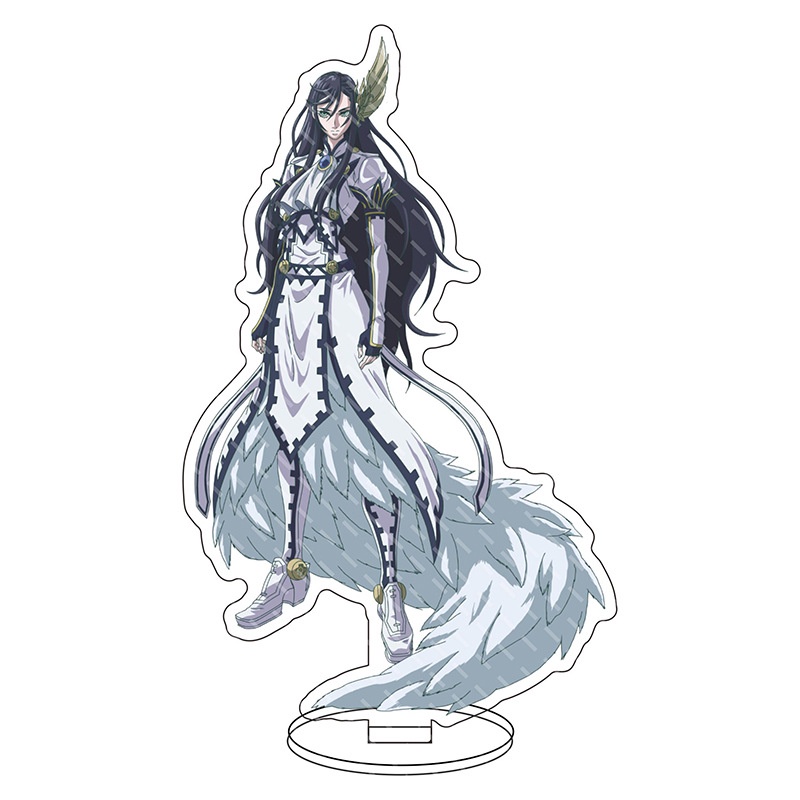 Đồ chơi mô hình nhân vật anime Record of Ragnarok bằng acrylic 2 mặt trang trí nhà cửa đẹp mắt