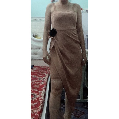 Thanh lý đầm body size M có mút ngực màu nude