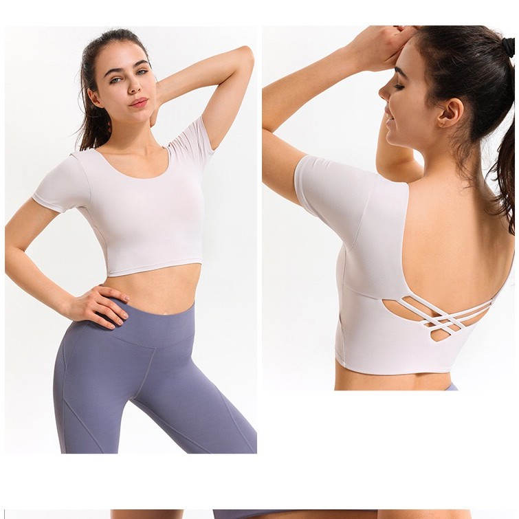 Set Áo Thun Ngắn Tay Kèm Quần Dài Thể Thao Năng Động Thời Trang Nữ