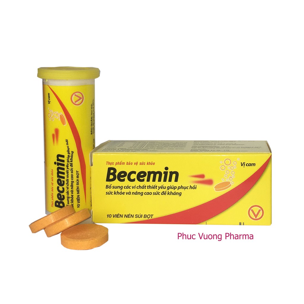 👌[CHÍNH HÃNG] VIÊN SỦI VITAMIN TỔNG HỢP BECEMIN-TĂNG SỨC ĐỀ KHÁNG, HỒI PHỤC SỨC KHỎE, ĐÁNH TAN MỆT MỎI | Thế Giới Skin Care