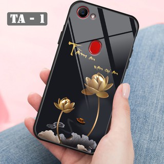 Ốp lưng Tâm An Vạn Sự An - Ốp in Oppo F5 - Oppo F7 trên mặt lưng kính sáng bóng chống trầy sốc