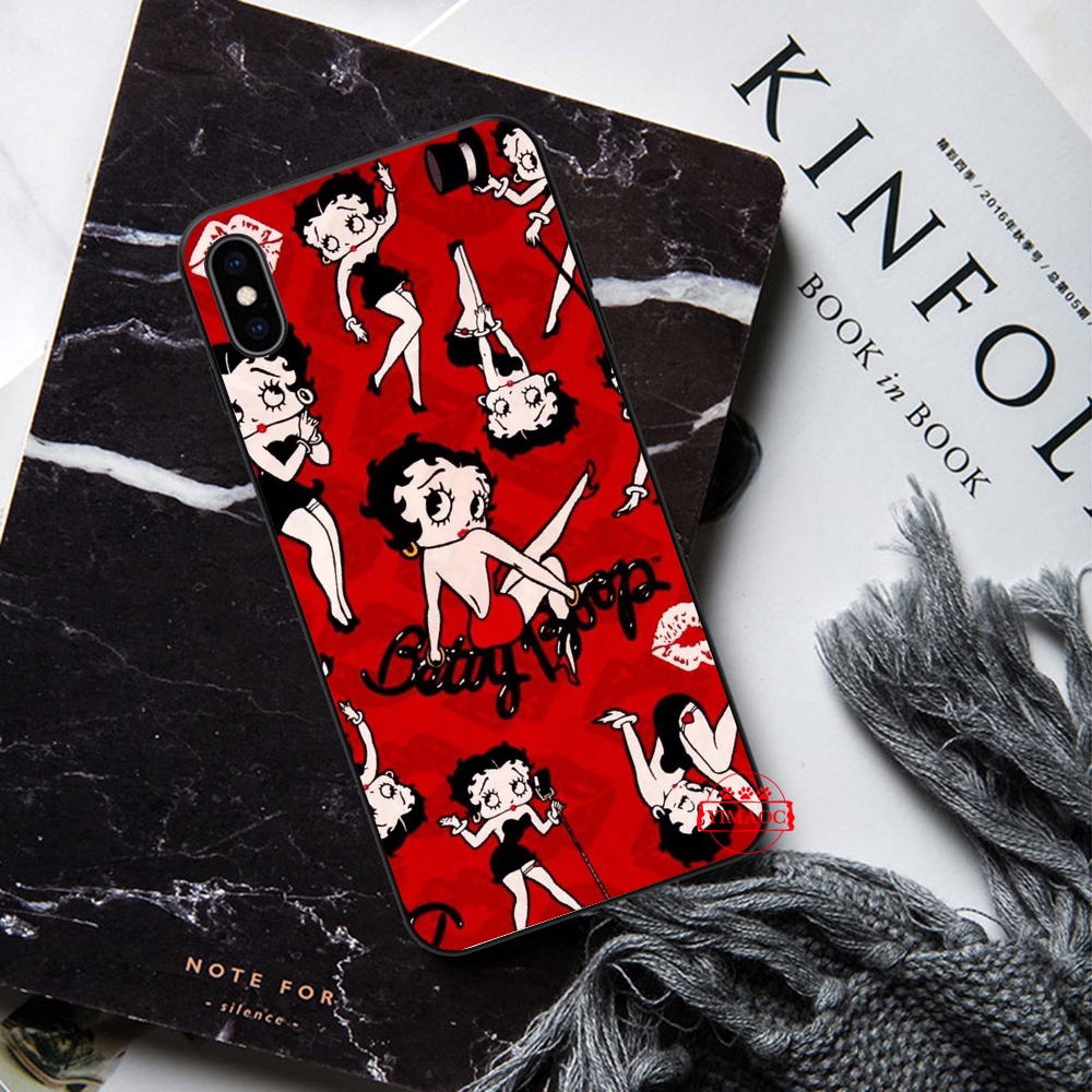 IPhone XS Max XR X 11 Pro 7 8 6 6S Plus Betty Boop Soft Case