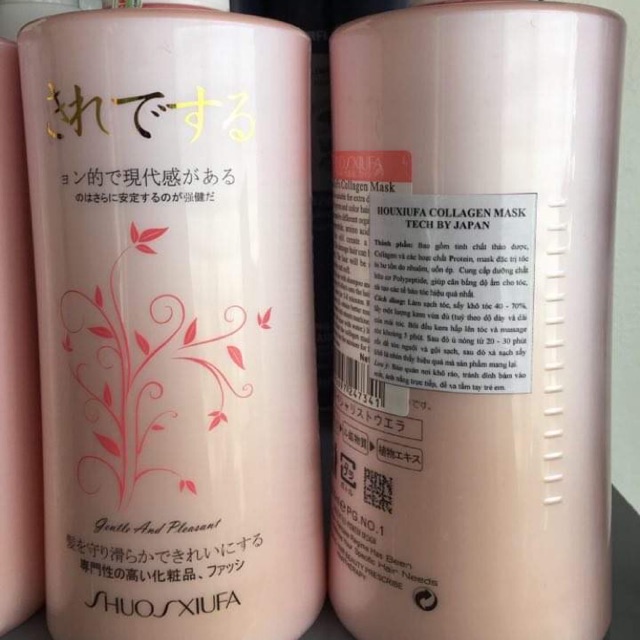 [Hàng chính hãng].Hấp phục hồi tóc HOUCIUFA COLLAGEN 1000ml