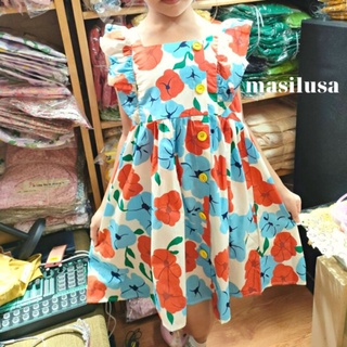 đầm hoa bé gái xinh xắn