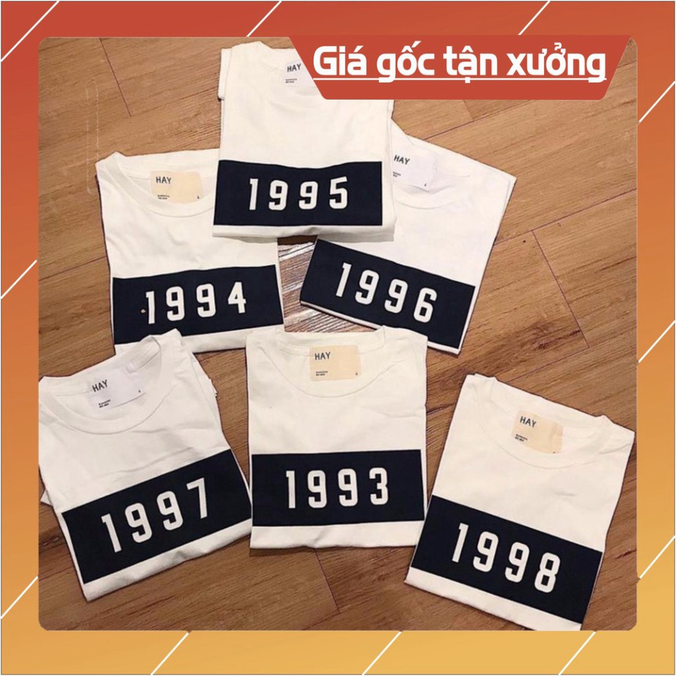 Rẻ vô địch (ThunNămSinh) Áo Thun in NĂM SINH (Theo Yêu Cầu ) Cotton 100% Siêu chất Siêu đẹp mà g | BigBuy360 - bigbuy360.vn