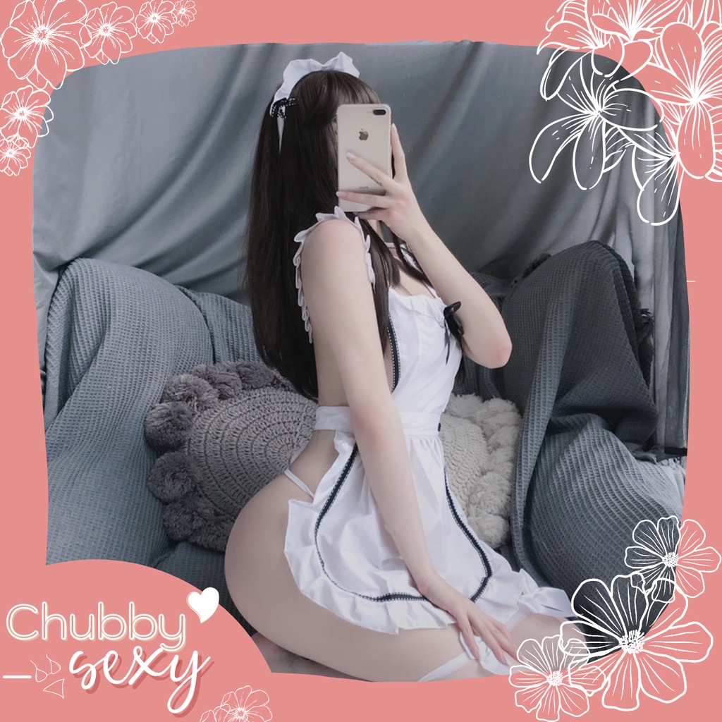 Cosplay Hầu Gái Pari Sexy - Bộ Đồ Ngủ Cô Giúp Việc Quyến Rũ Gợi Cảm - Maid Cosplay Outfit - CPL40 -Chubby.Sexy | BigBuy360 - bigbuy360.vn