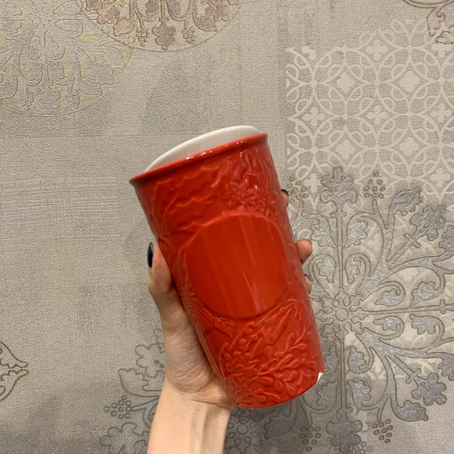 Ly sứ Starbucks Ceramic Travel Mug Christmas 10oz