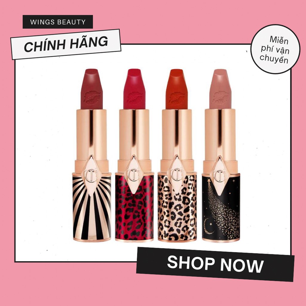 MUA 1 TẶNG 1 - Son thỏi lì mềm CHARLOTTE TILBURY Matte Revolution Hot Lips