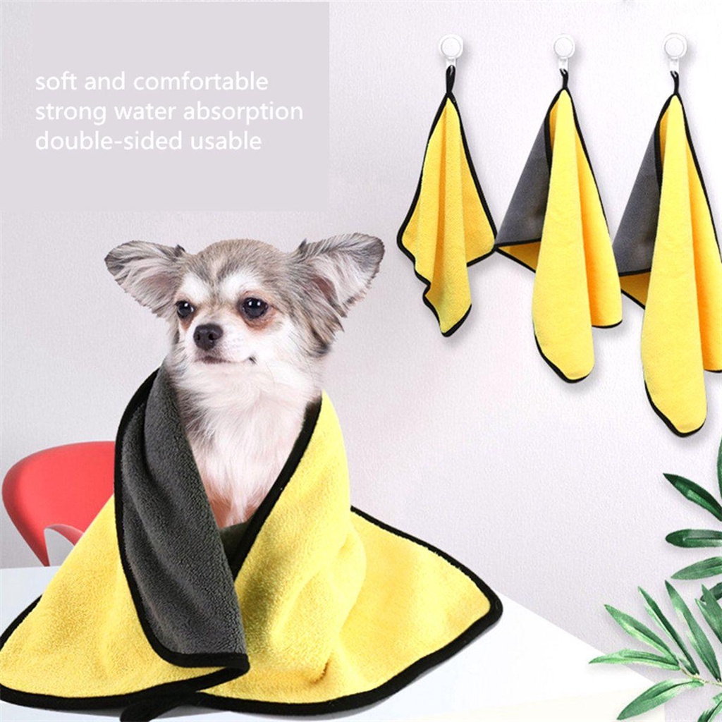 Khăn Lau Mềm Mại Thấm Hút Tốt Nhanh Khô Thoáng Khí Cho Thú Cưng