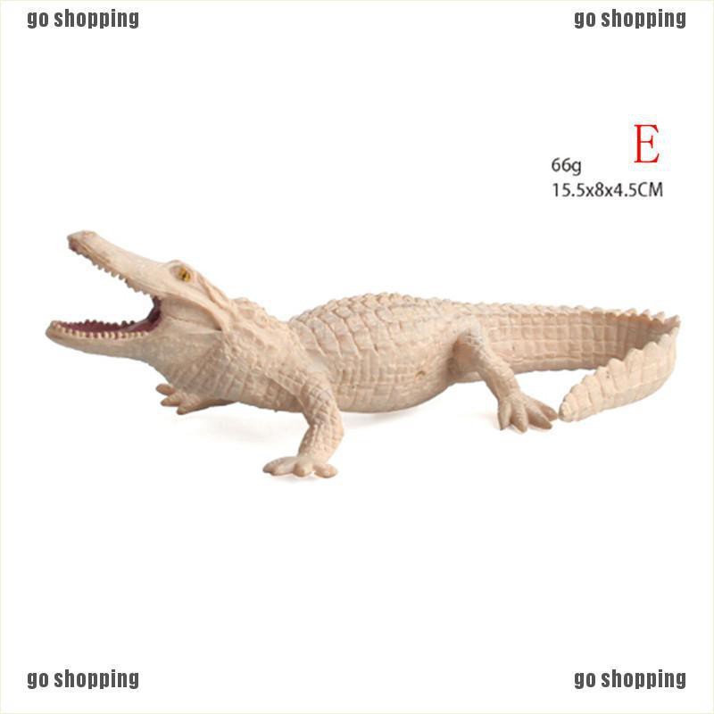 {go shopping}Crocodile Simulation Animal Model Action &amp; Toy Figures Collection Kids Gift