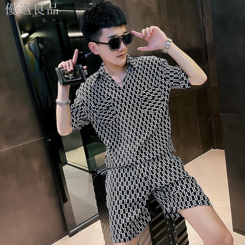 Set Áo Thun Polo Ngắn Tay Và Quần Short Thời Trang Trẻ Trung Cho Nam