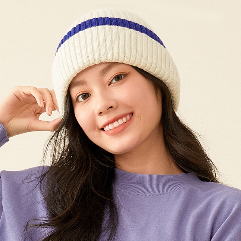 OhSunny Mũ dệt kim thiết kế mới thời trang mùa xuân thu cho cặp đôi