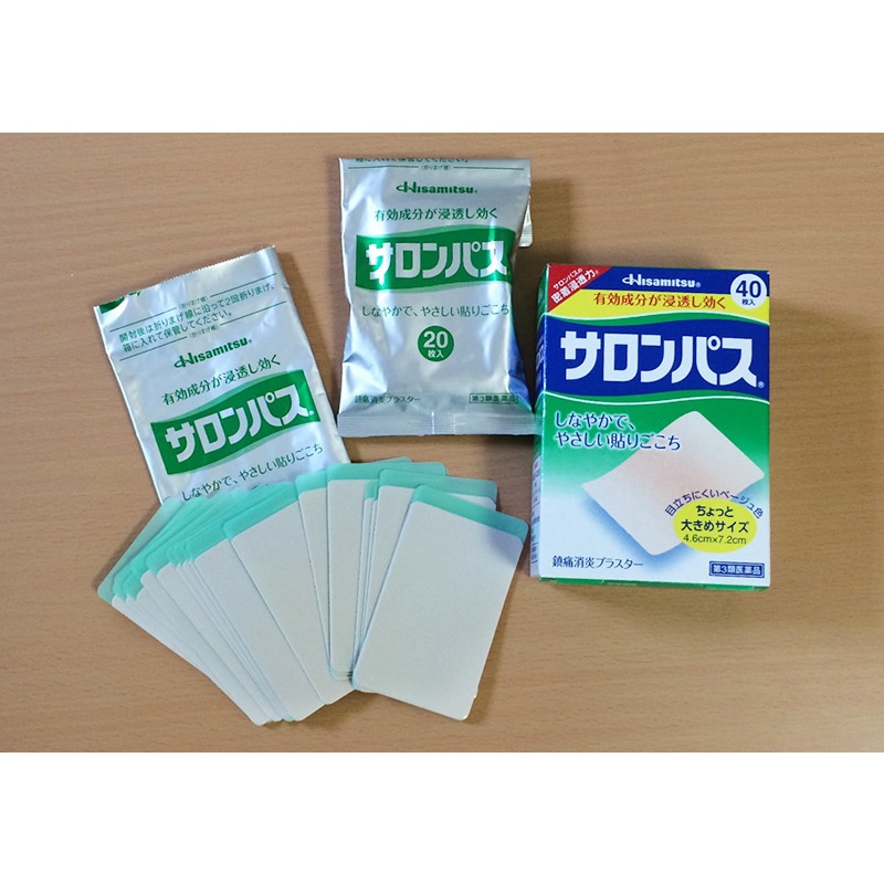 MIẾNG DÁN GIẢM ĐAU SALONPAS NHẬT 140 MIẾNG - HÀNG NHẬT NỘI ĐỊA