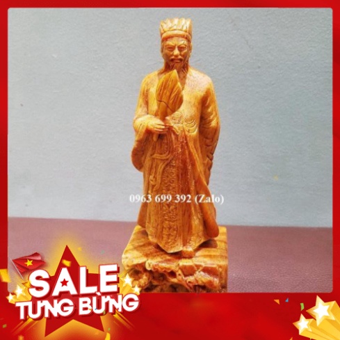 Tượng khổng minh gỗ huyết long