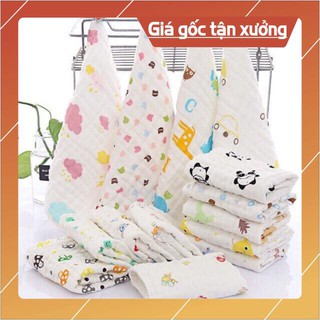SET 5 KHĂN XÔ RỬA MẶT 6 LỚP