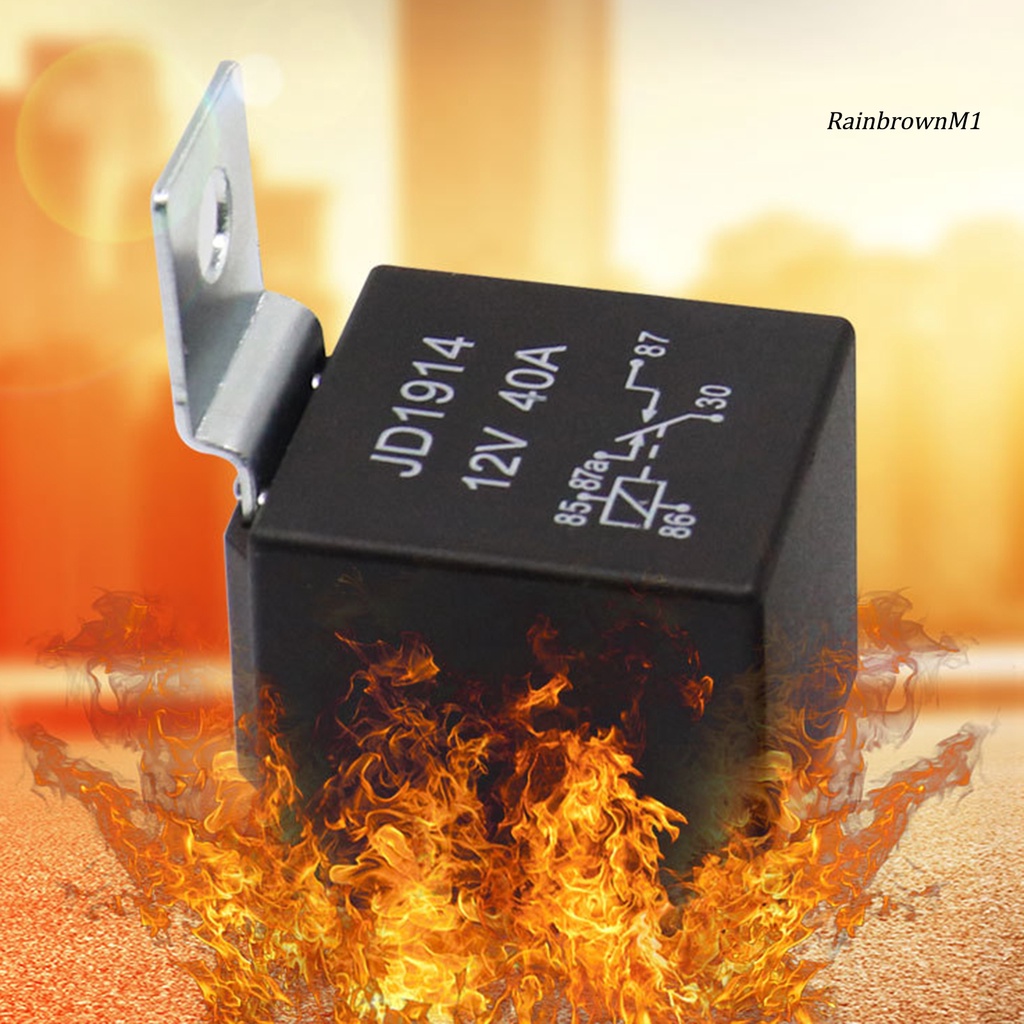 Rơ Le Tự Động JD1914 Chống Nước 12 / 24V 5 Pin Kèm Ổ Cắm Cho Xe Hơi