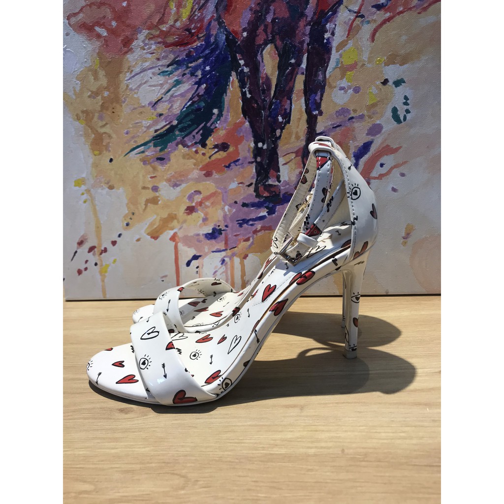 Giày Aldo “Aldo Cally Heart Print Heels”