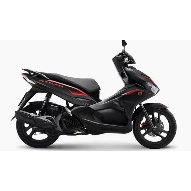 Tem Decal Rời Dán Xe Air Blade 2017 Mẫu Zin Đỏ Đen Nhám Cực Đẹp, Hàng 3 Lớp Chất Lượng Cao