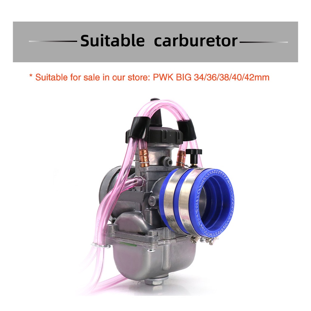 Bộ Chế Hòa Khí Bằng Cao Su Silicone 35mm/40mm/42mm/45mm Cho PWK TMX KTM KR PE Carb