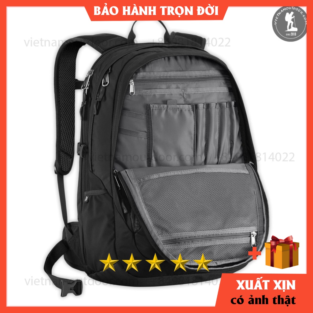 Balo nam The North Face Surge 2 transit -balo du lịch tnfCHỐNG SỐC- Đựng laptop 15, 16 inch Dây đeo trợ lực